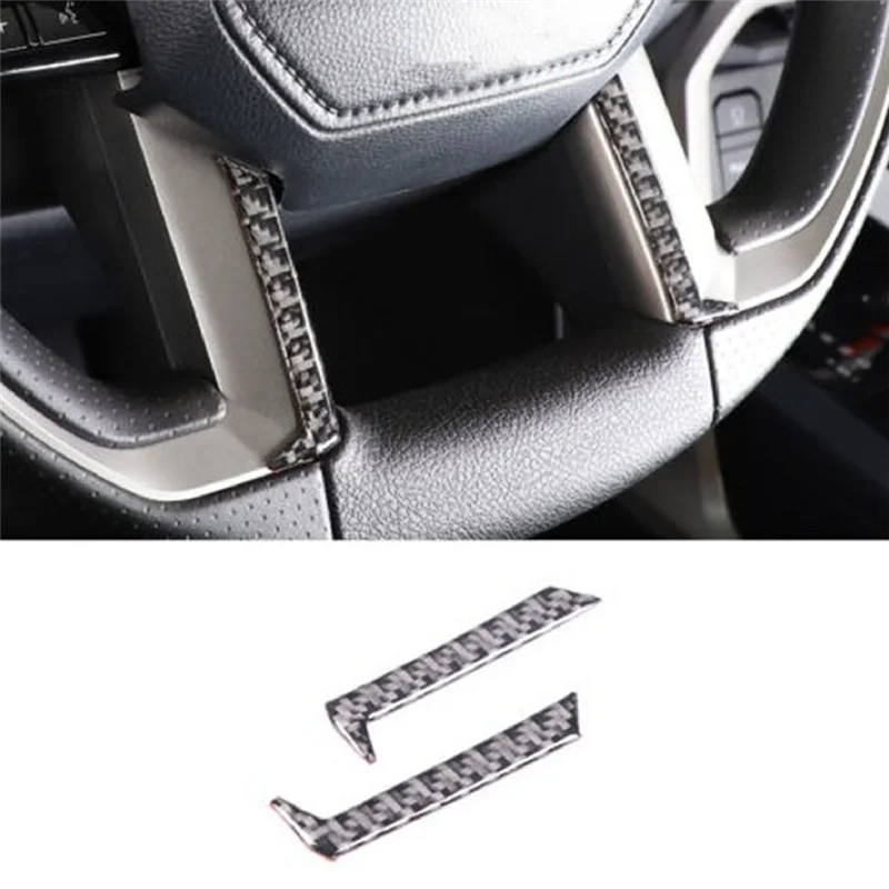 Для Toyota 2022-2023 наклейка на руль из натурального углеродного волокна