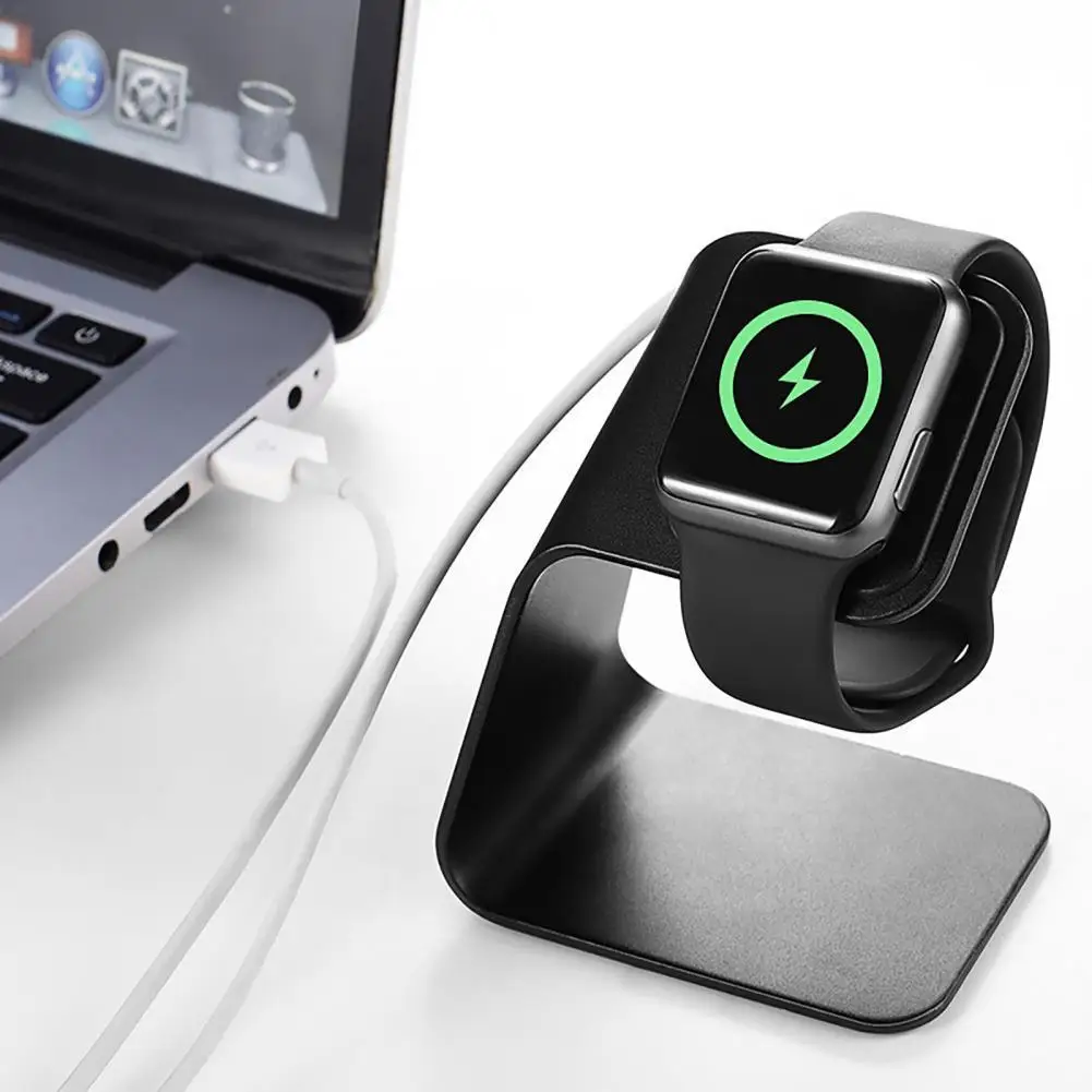 

Charger Stand Charger Dock Stable Exquisite Workmanship Aluminum Alloy Universal Desktop Charger Holder for iPhone watch