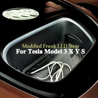 trunk brighten led strip modified lighting for tesla model 3 y s x 5m waterproof flexible silicone led interior car light bar
