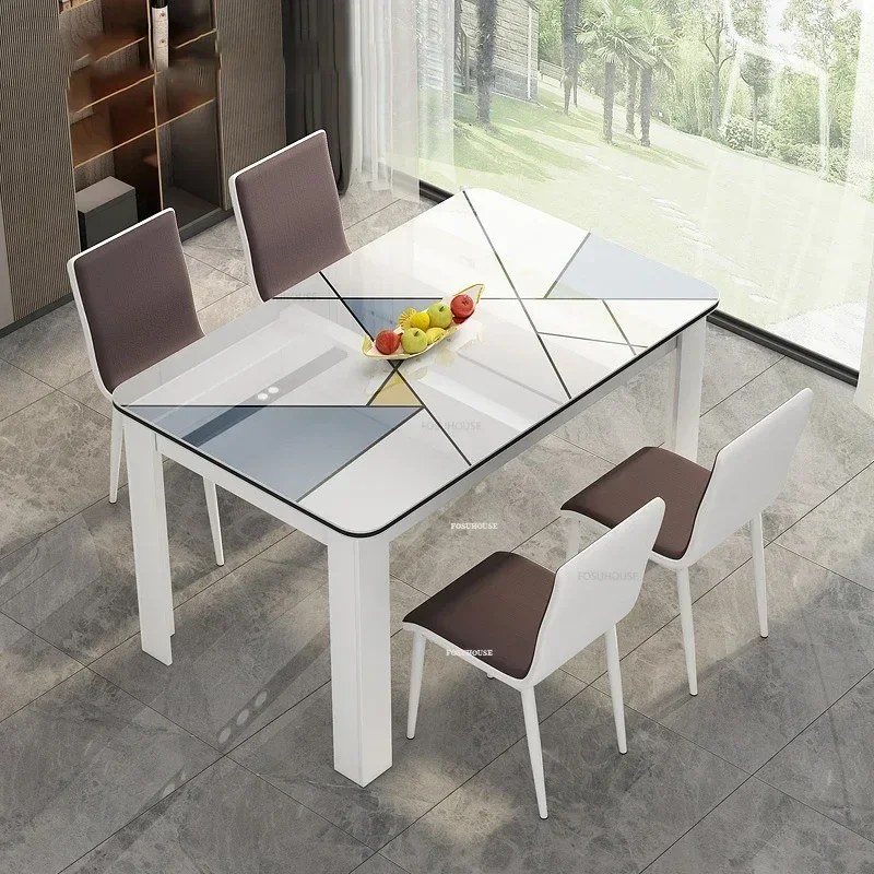 Мебель для столовой обеденные столы с скандинавской краской кухонный обеденный