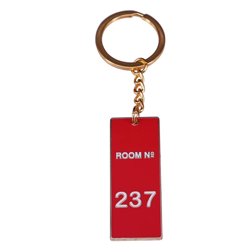 Фото Металлический брелок для ключей отеля Overloook 237 | Украшения и аксессуары