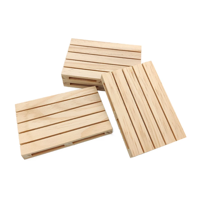 

6/12pcs Mini Pallet Wood Beverage Drink Coasters Glasses Beer Whiskey Coffee Wine Tea Bar Coaster Cup Mug Mat for Hot Drinks