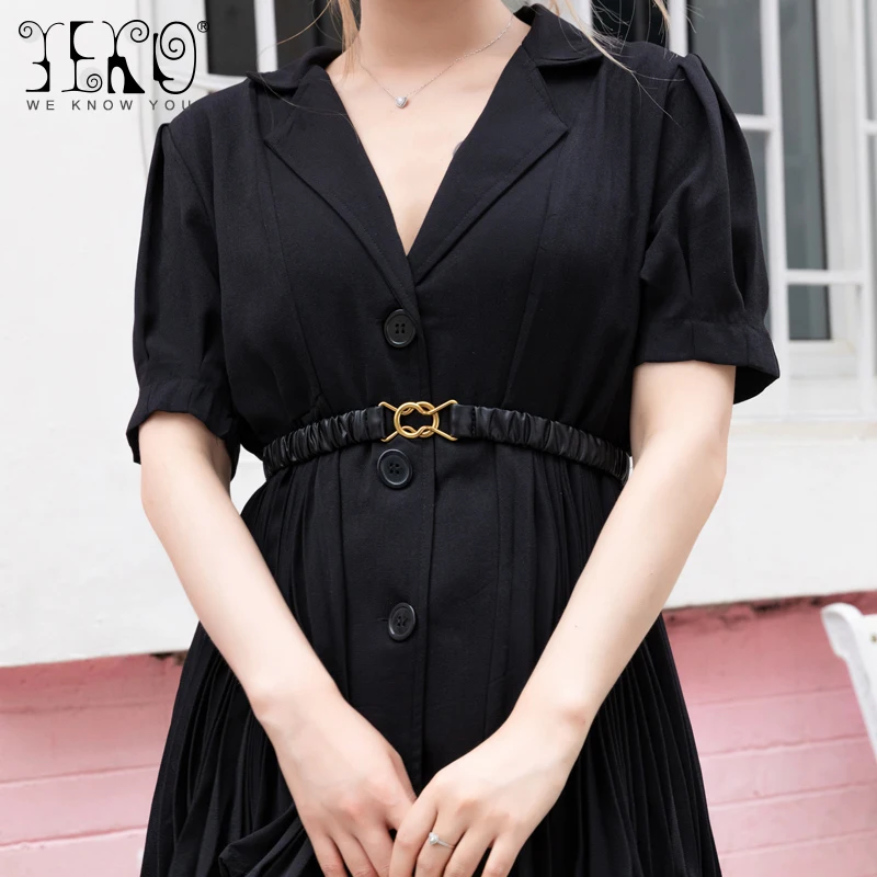 Новый модный декоративный пояс YEKO для женщин универсальный стиль Ins