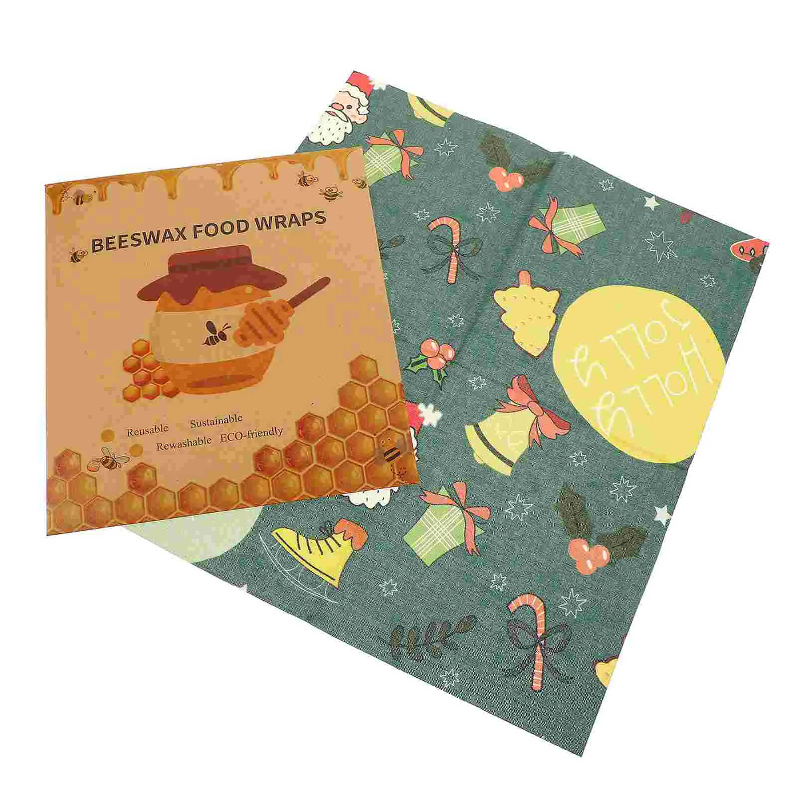 3 шт. ткань из пчелиного воска кухонная упаковка сумка для еды хлеба ланч-бокс
