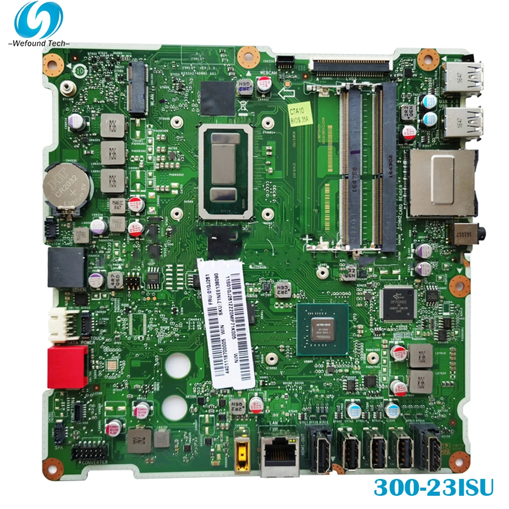 For Lenovo 300-23ISU Motherboard AIO 01GJ261 ISKLST 100% Tested Before Shipping