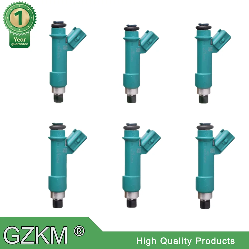 

6 шт. топливные форсунки OEM 2320939075 23209-39075 23250-31060 подходят для TOYOTA HILUX GGN15R 1GRFE 4L V6 2005-ON инъектор AISAN