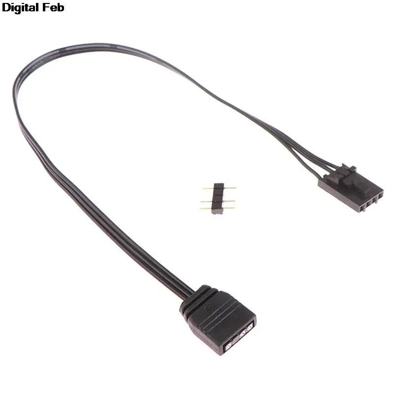 

1 шт., адаптер для Corsair RGB-стандарта ARGB, 3 контакта, 5 В, 25 см