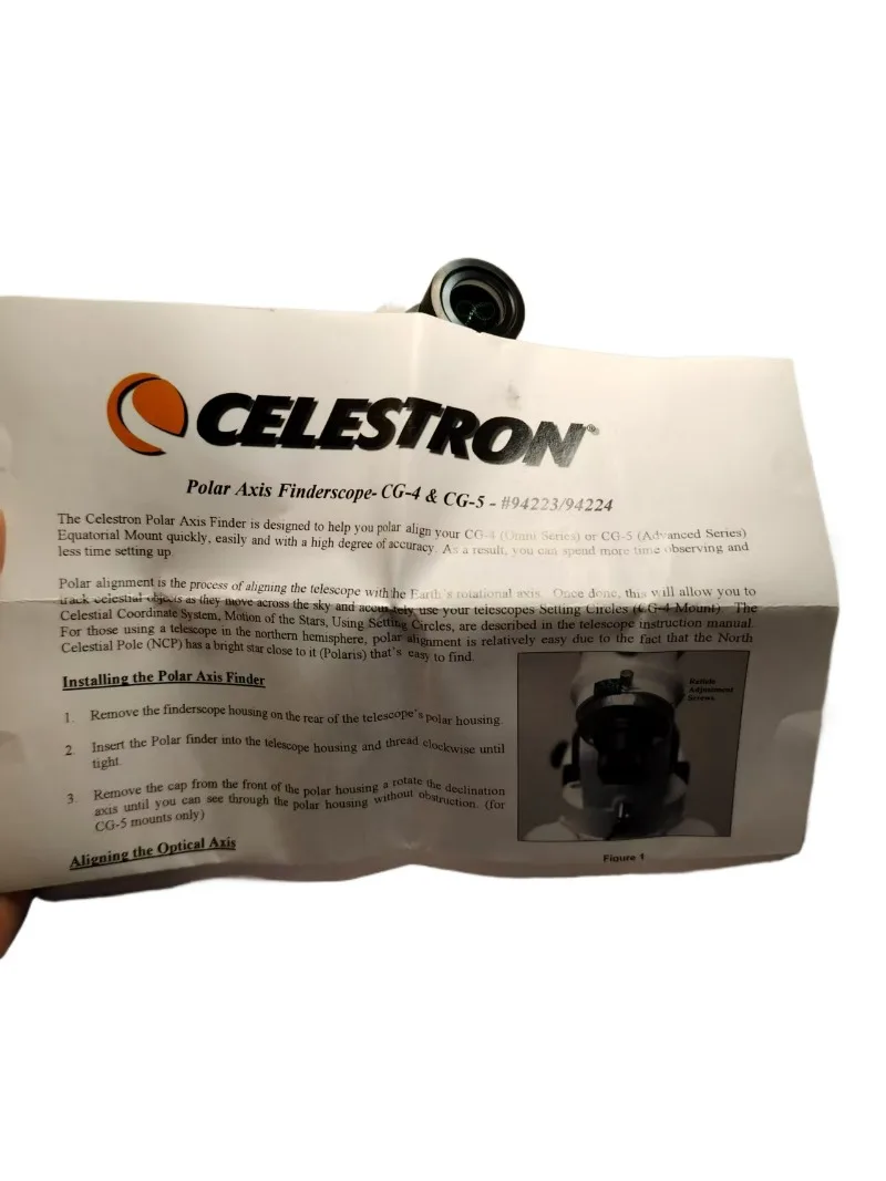 Экваториальная монтировка Celestron CG4, зеркало для полярной оси Sky-Watcher EQ3D # 93223 для астрономических телескопов (art.: 3920da47addfd) - 3920da47addfd