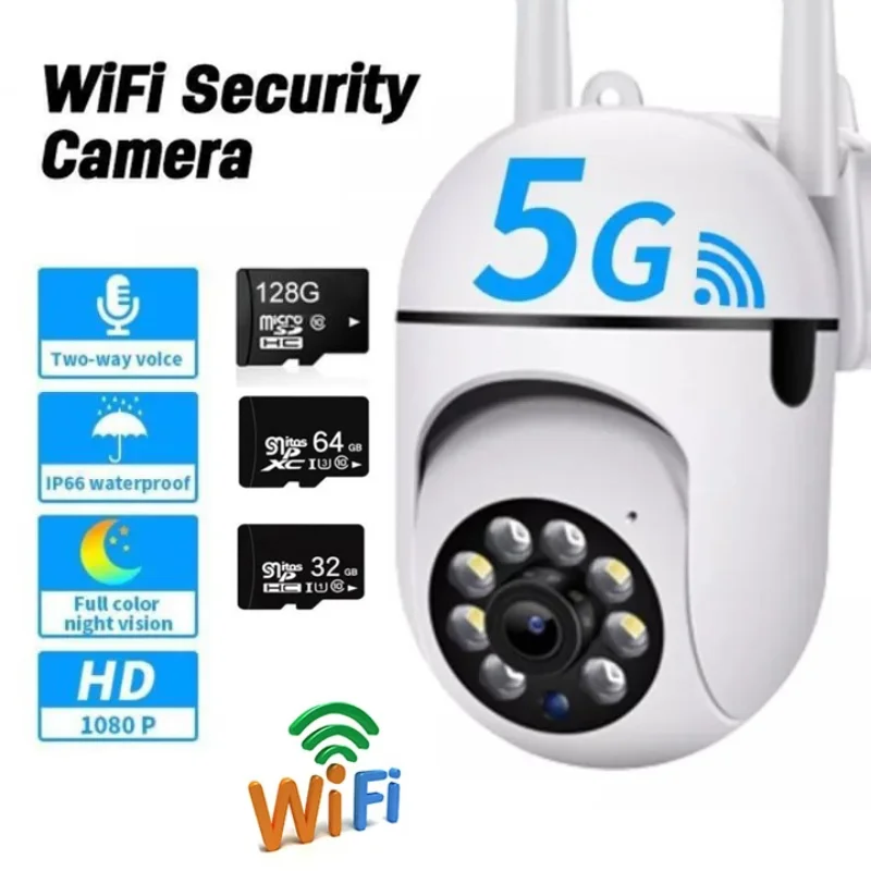 

IP Camera 2.4G 5G WiFi Wireless Night Vision Video Surveillance Security Camera CCTV With Motion Detection Monitoring Camcorders