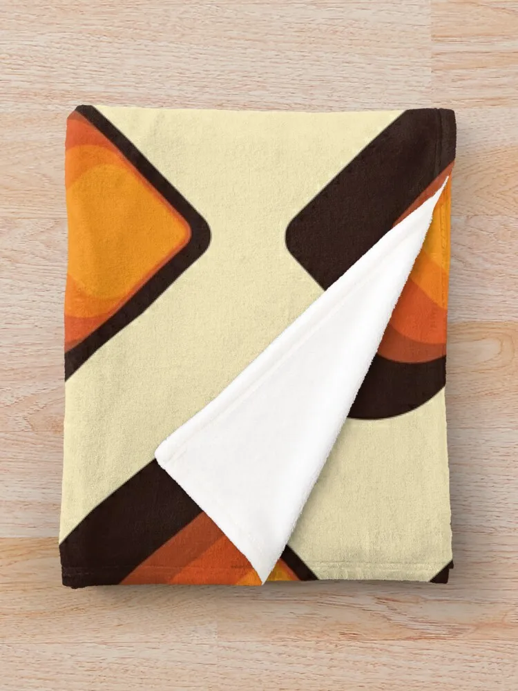 Современное оранжево-коричневое одеяло среднего века одеяла и для кровати