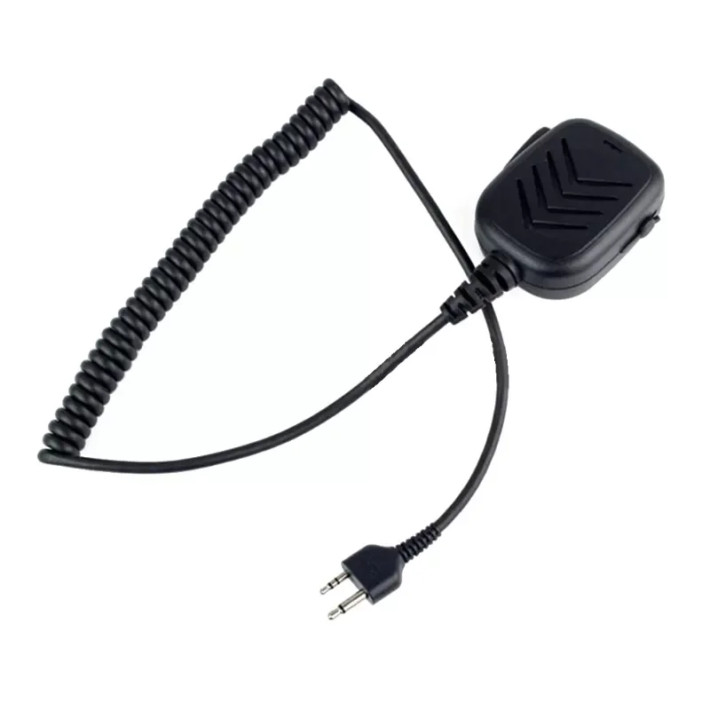 

Суперпрактичная портативная рация Commountain с тяжелым динамиком, ручной микрофон, наплечный микрофон, черный X6HB
