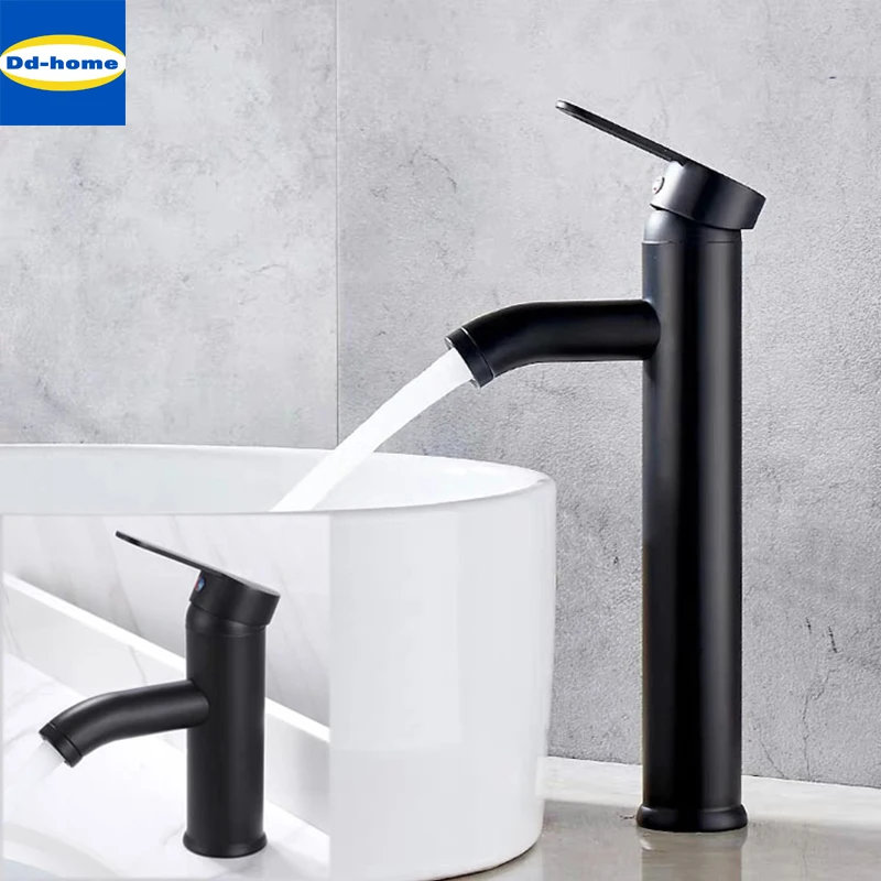 

Bathroom Faucet Hot and Cold Water Basin Faucet for Kitchen Sink Stainless Steel Tap for Bathroom Accessories Tall and Short
