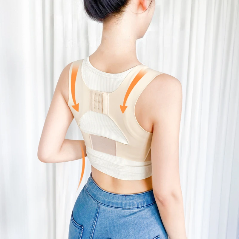 

Adjustable Back Shoulder Posture Corrector Belt Clavicle Spine Support Reshape Your Body Home Office Sport Upper Waist Brace