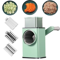 multifunctional drum vegetable cutter kitchen household circular vegetable cutter rotary grater hand slicer kitchen tool