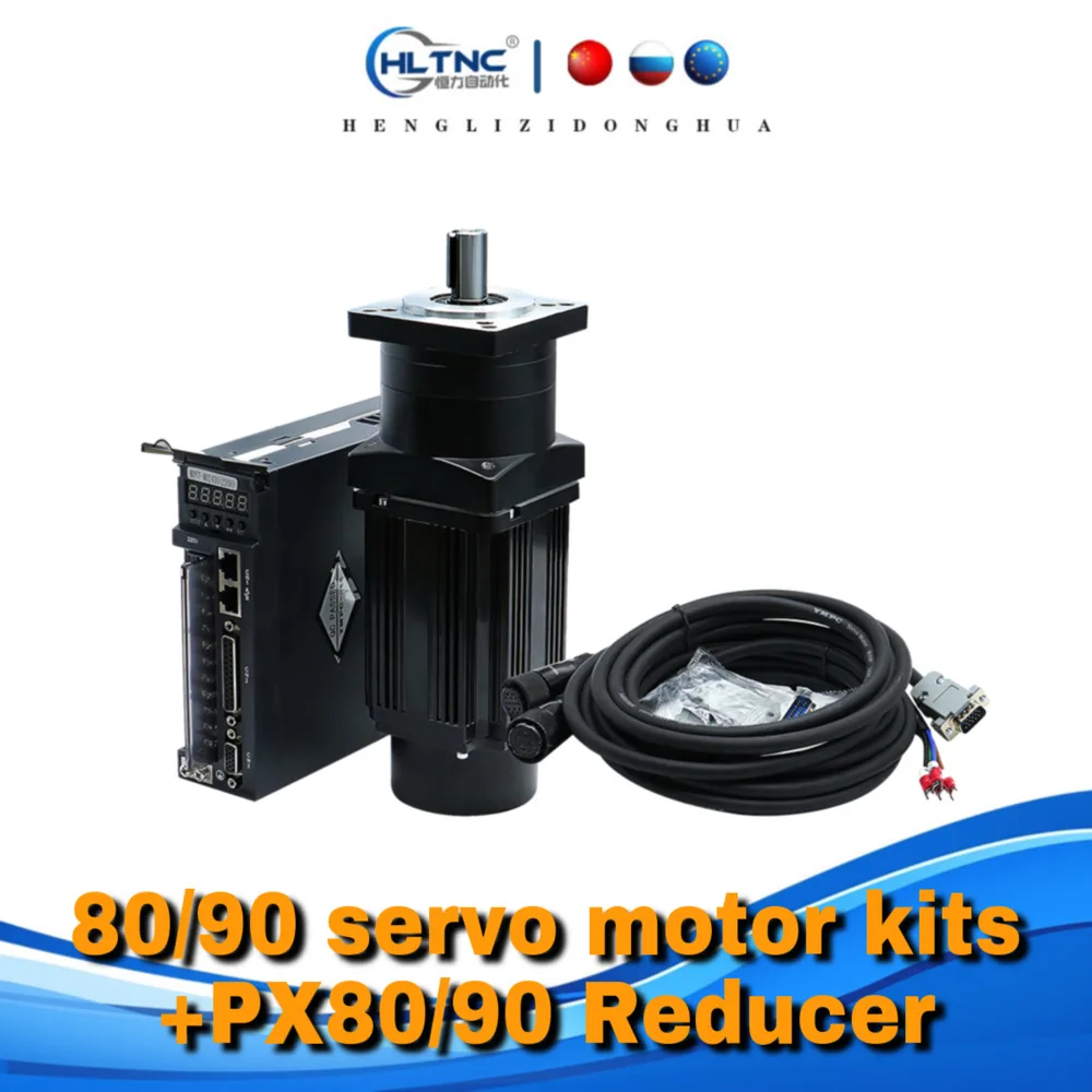

PX80 / PX90 редуктор 80ST-M02430 /90ST-M02430 750 Вт Серводвигатель нм с драйвером переменного тока Детские комплекты кВт для фрезерного станка с ЧПУ