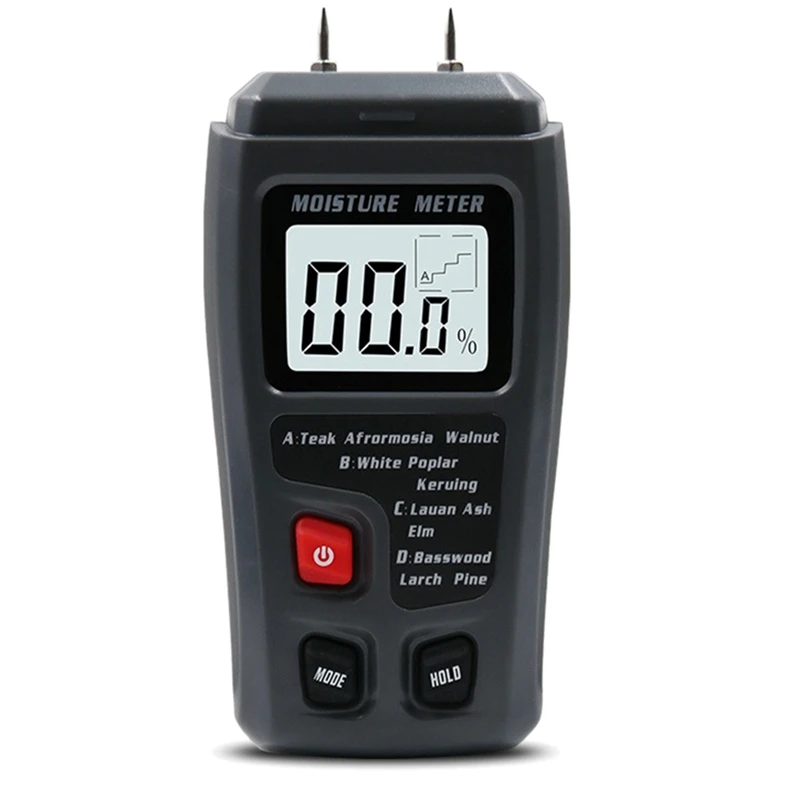 

Portable High Precision Wood Moisture Meter Hygrometer Density Digital Electrical Timber Tree Damp Detector