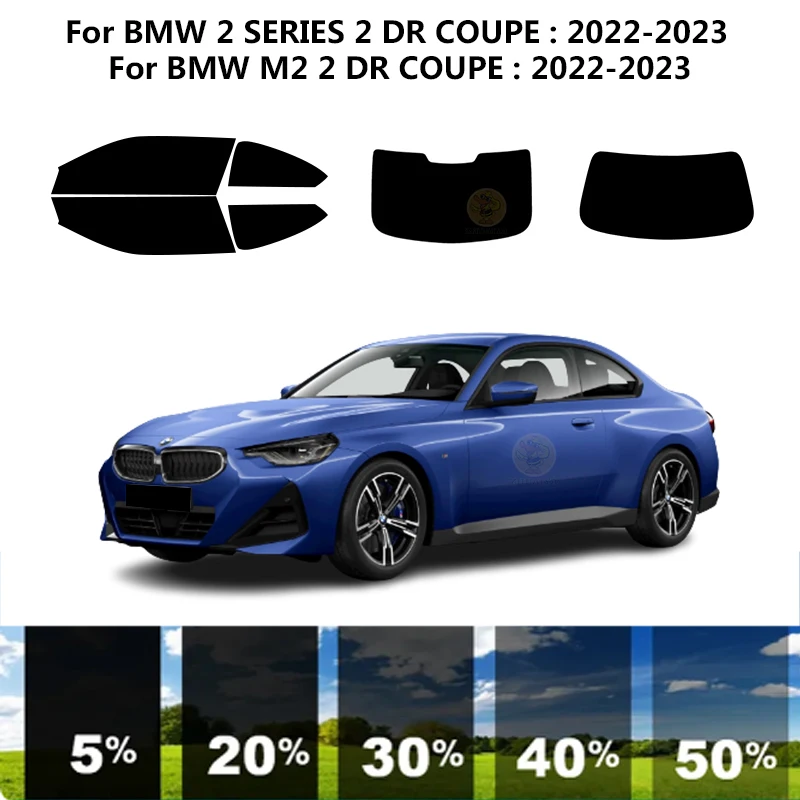 

Precut nanoceramics car UV Window Tint Kit Automotive Window Film For BMW M2 2 DR COUPE 2022-2023