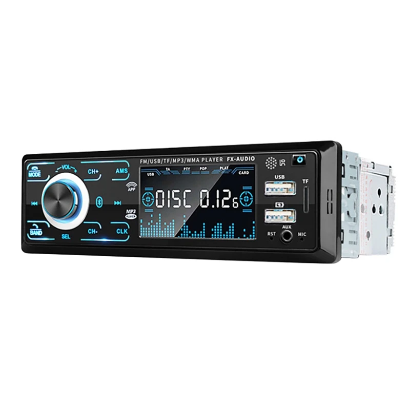 

Bluetooth Car Audio Stereo Receiver -Bluetooth Car Stereo Audio Single DIN In Dash 12V FM Receiver MP3 Radio Player