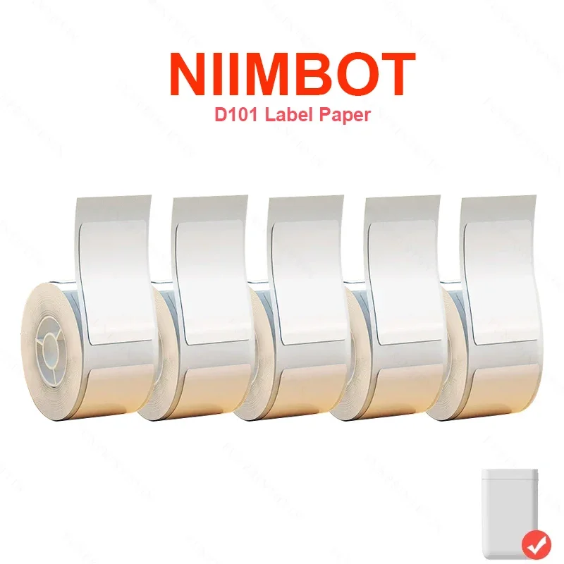 Водонепроницаемый стабильный рулон бумаги Niimbot D101 для принтера этикеток