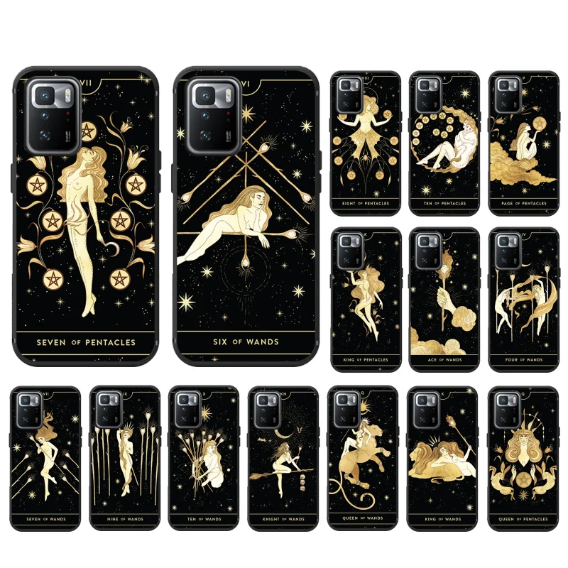 

Phone Case For Xiaomi Redmi Note 11 10 Pro Note 8 Pro 9Pro Note9 9S 10S 9T Redmi 10 9C 9A Divine Feminine Tarot Case