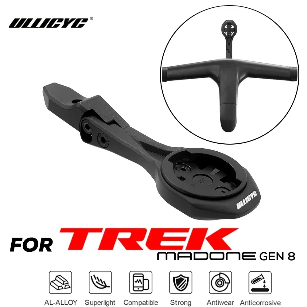 Фото Встроенный кронштейн для велокомпьютера на руль для TREK Madone SLR GEN8, совместимый с Gopro/GPS/Garmin/Bryton/Wahoo, из алюминиевого сплава №3