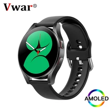 삼성 화웨이 IOS 블루투스 통화 방수 AMOLED 스크린, S4 스마트 워치, 90MHz, 남녀공용 스마트워치 5, 갤럭시 워치 4 프로