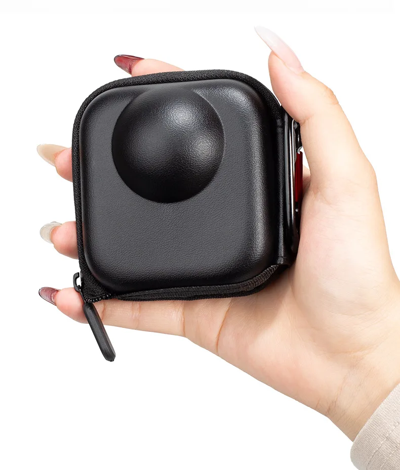 Фото Аксессуары для Gopro Max 2 Max2, защитный корпус, мини-сумка из искусственной кожи, портативная дорожная водонепроницаемая полумолния + замок №5