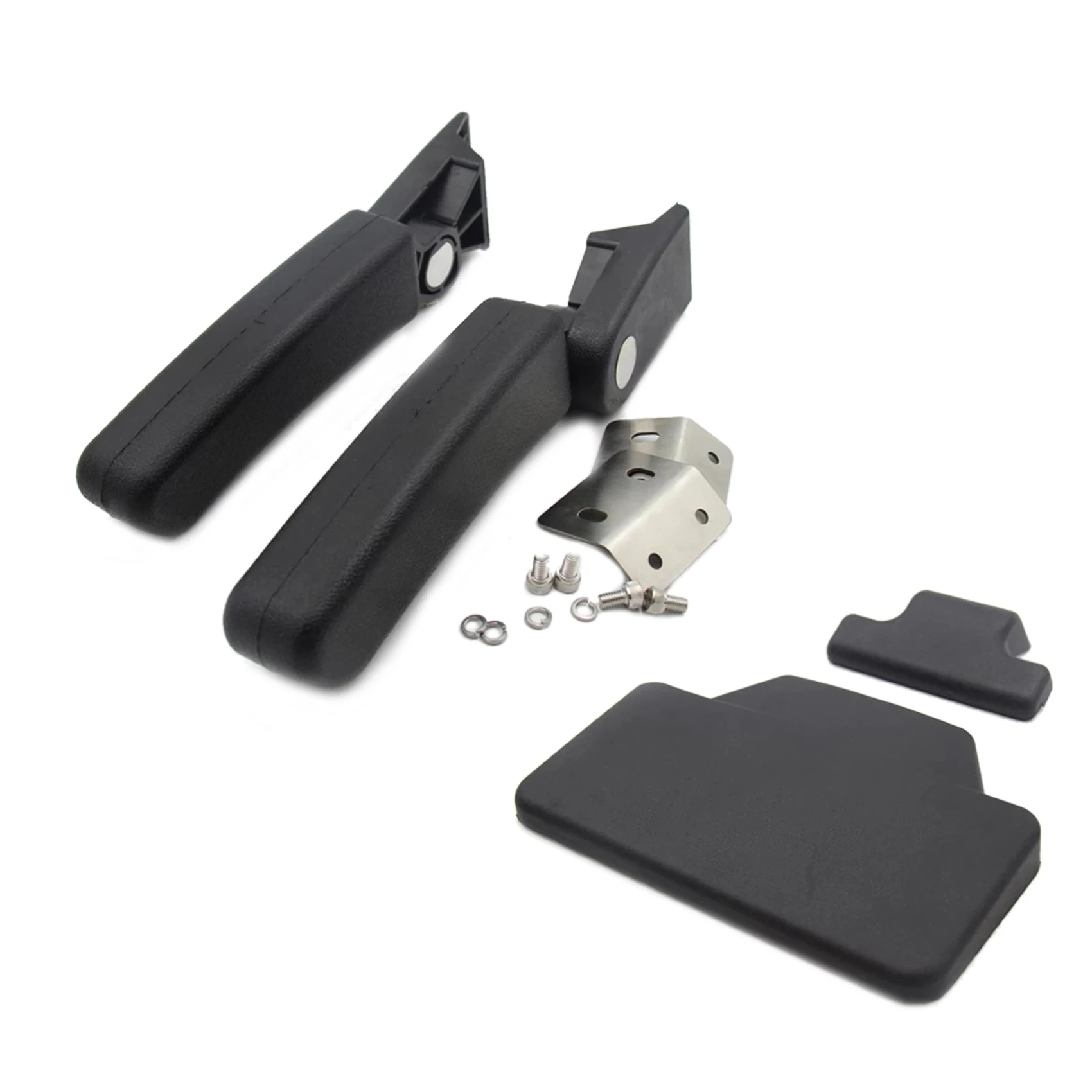 

Passenger Backrest Back Pad Rear Saddlebag Trunk Sticker+ Rear Box Passenger Armrest for-BMW R1200 GS F800GS G310GS
