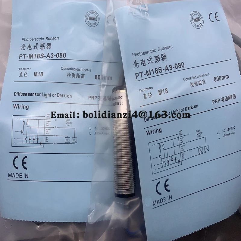 Новый датчик для фотоэлектрического переключателя PT-H18-L1-010-S PT-H18-A1-010-S на складе