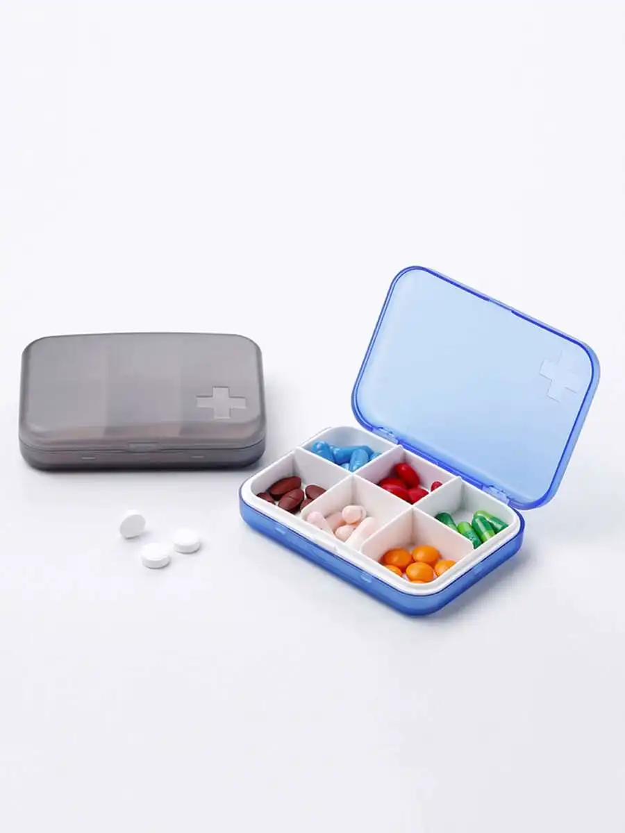 

1pc Multi-grid Random Pill Storage Box