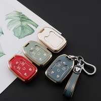 6 buttons tpu car remote key case cover holder shell for chevrolet suburban tahoe gmc yukon auto keychain accessories