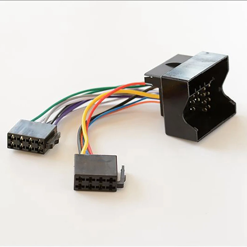 2X автомобильный радиоприемник ISO адаптер переключатель кабель для Opel Astra H Corsa C