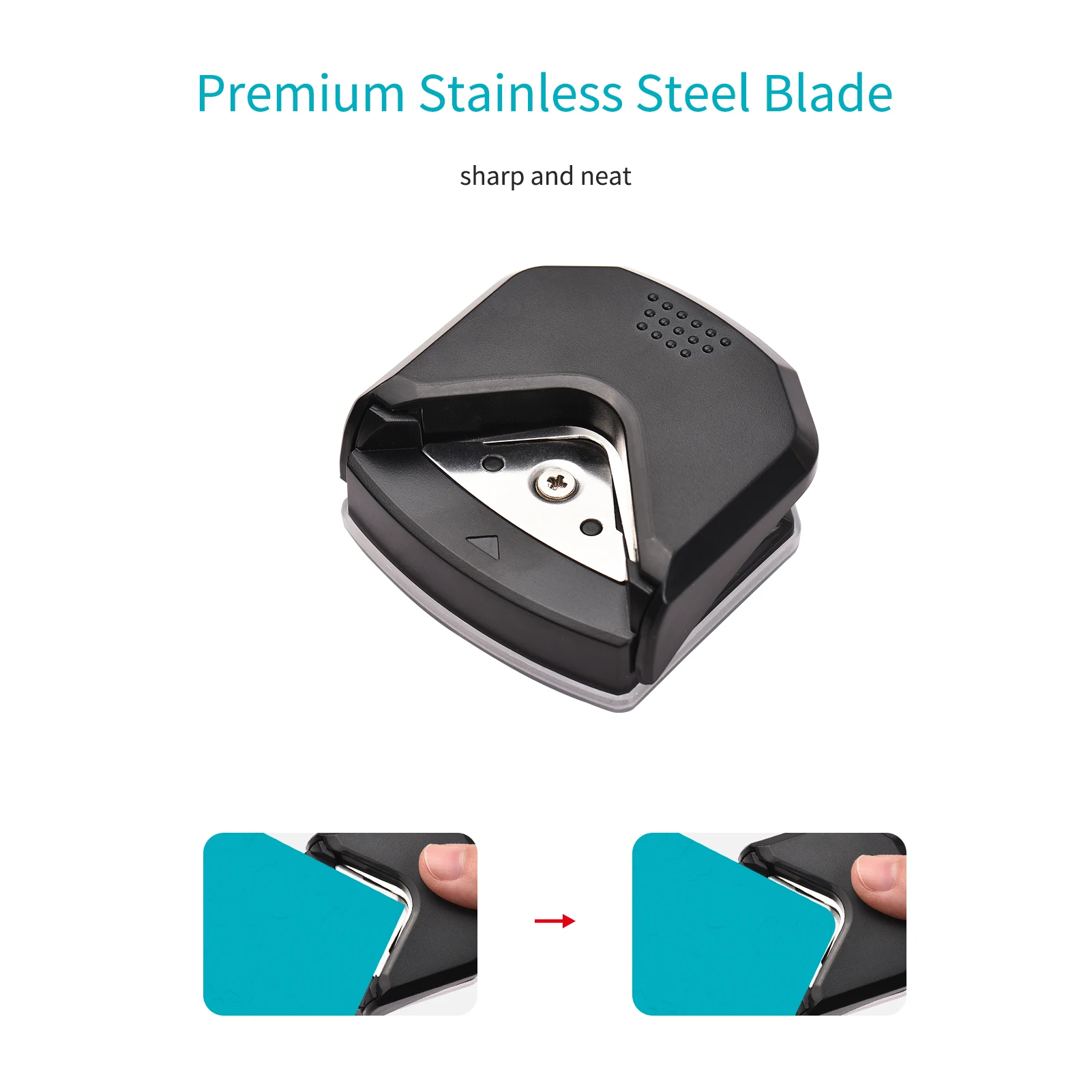 Угловой закруглитель отверстий R4 мини портативный округлитель 4 мм для карточек, скрапбукинга, оберточной бумаги, наклеек, фотографий и самоделок.