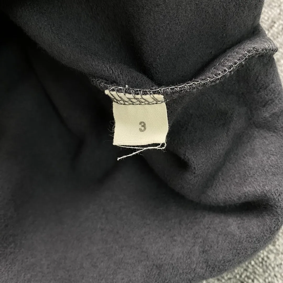 Фото Худи-толстовка YZY Thin Fleece от Канье Уэста 2026 года, мерч по альбому Bully, оверсайз, унисекс, пуловер №4