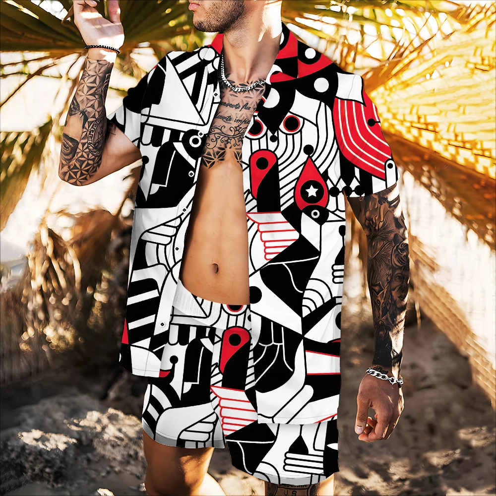 

Casual Shirt Men Slim Fit Print Party Club Shirt Luxury Playing card printed shirt 2022 Autumn Men Shirt Long Sleeve Patchwork