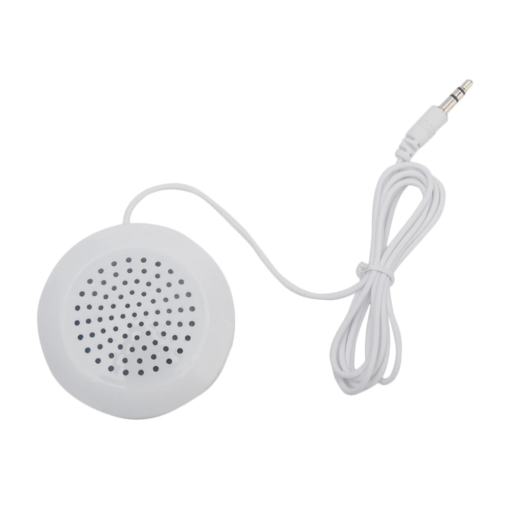 

3.5mm MP3 MP4 CD Mini Audio Phone Round Wired Multimedia Portable Pillow Speaker Universal Music Accessories