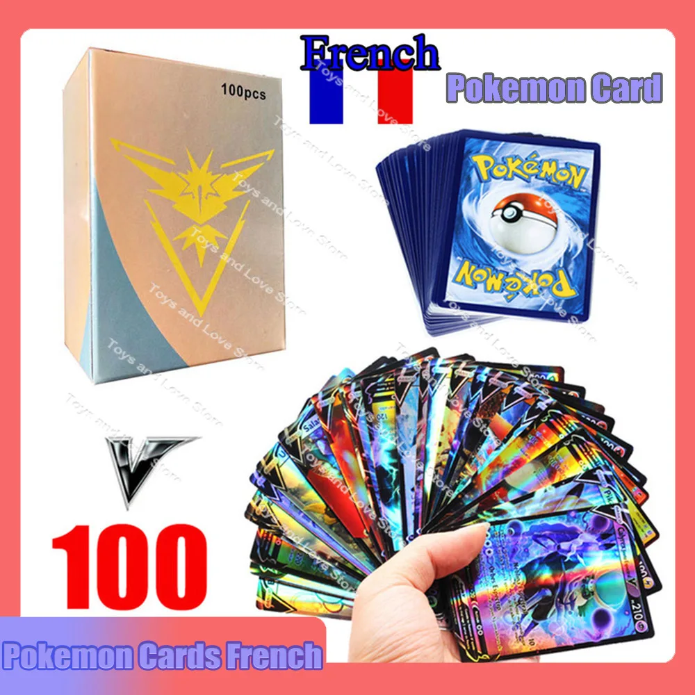 

Newest Real French Pokemon Cards Metal Arceus Brilliant Star Latest Vstar Vmax GX TAG TEAM MEGA Energy Holographic Rainbow Carte