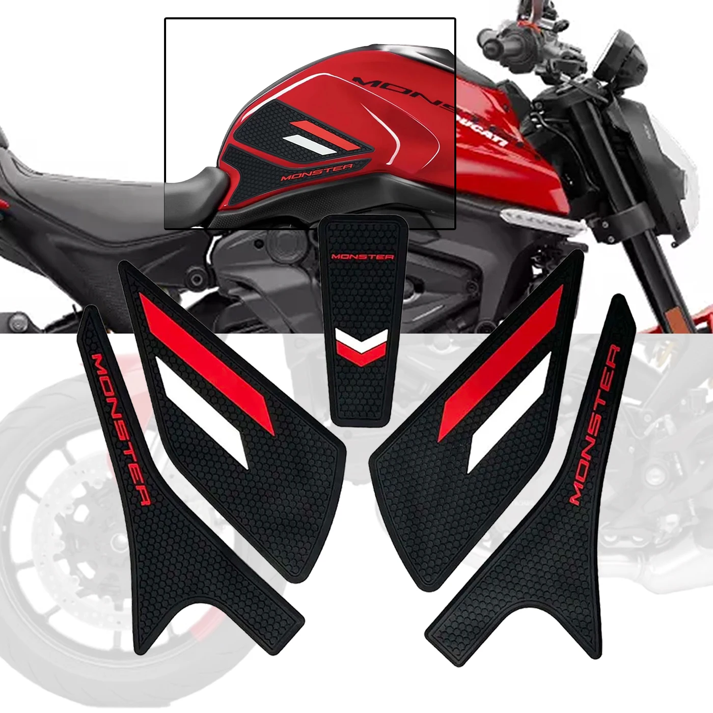 Наклейка для мотоцикла DUCATI MONSTER 937 950 SP 937-950 противоскользящая