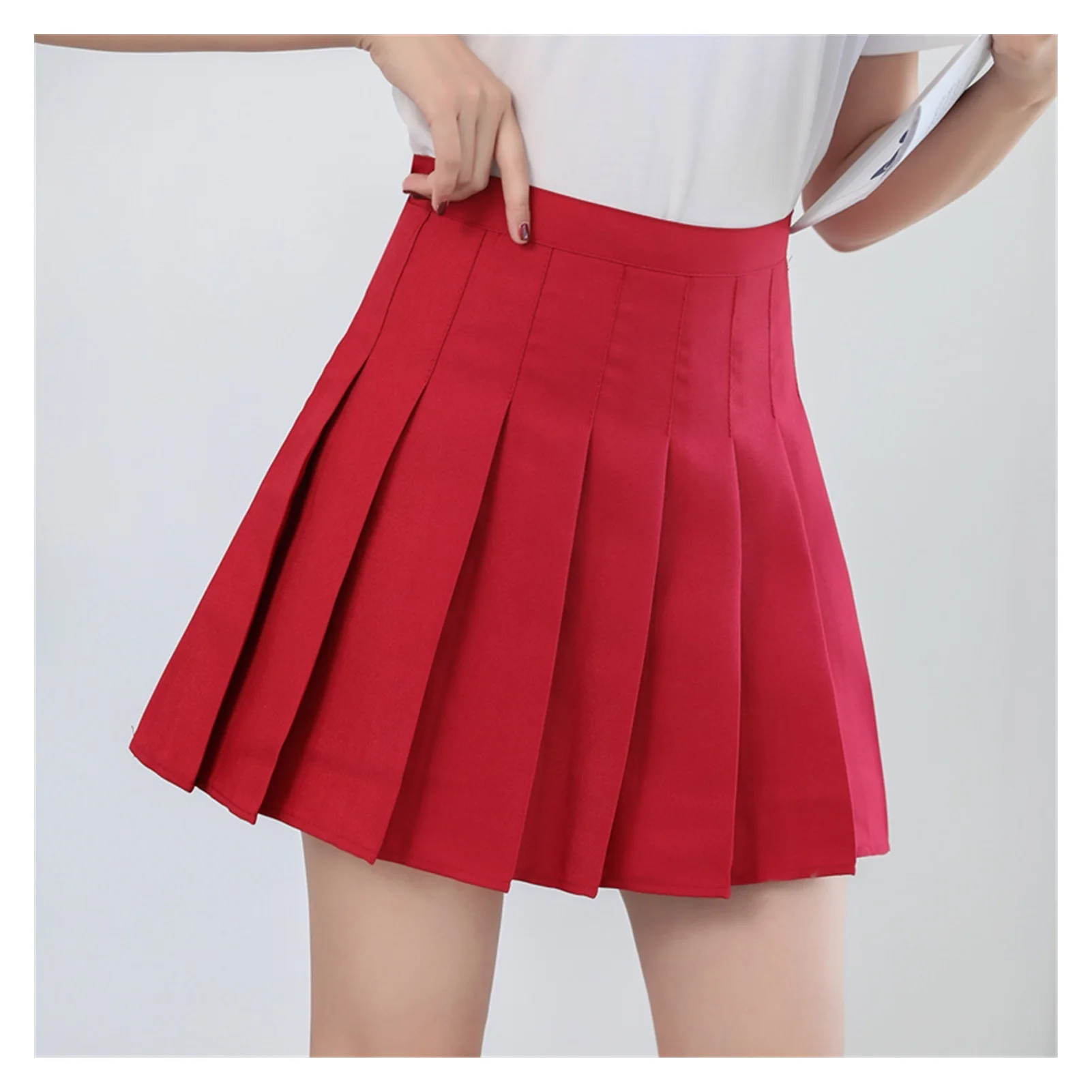 

2022NEW Women Skirt 2022 High Waist Preppy Style Student Pleated Skirts Female Cute Sweet Girls Dance Mini Skirt