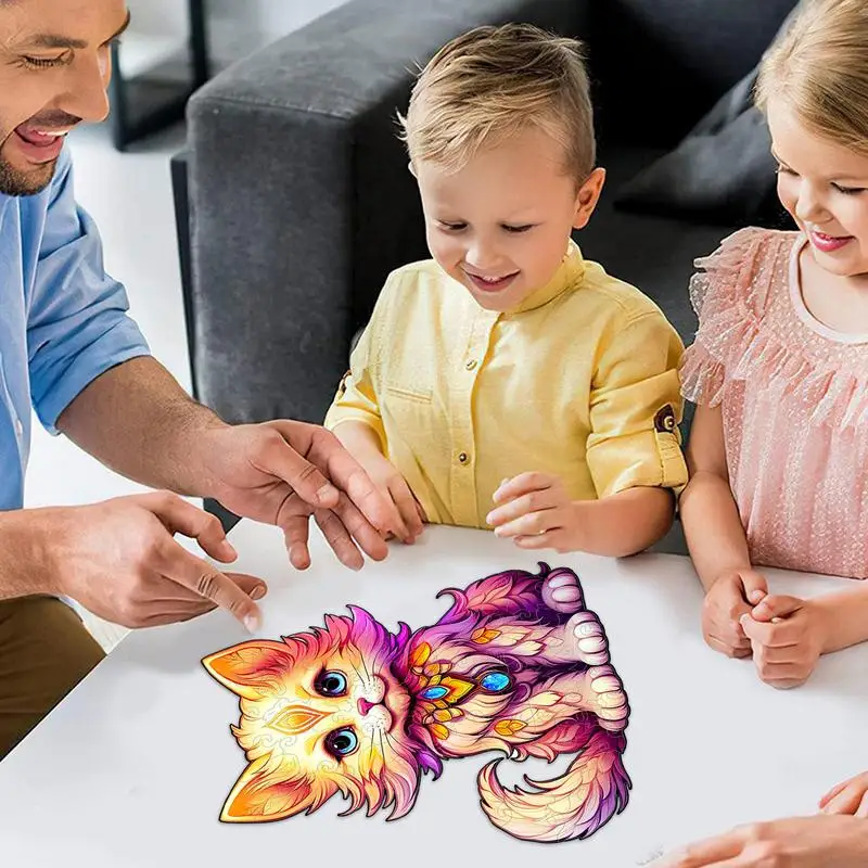 Головоломки для детей деревянные головоломки игрушки животные 3D модель комплект