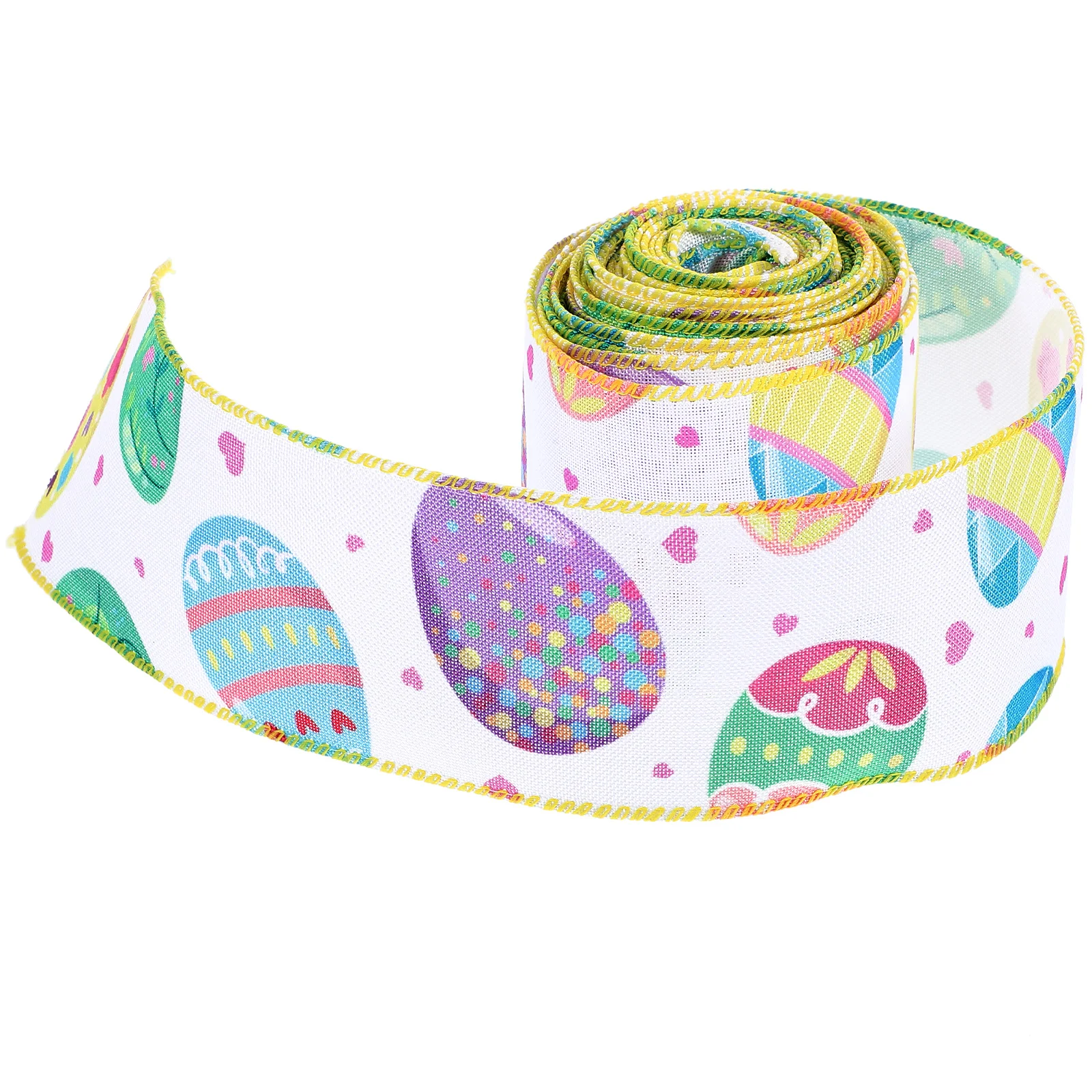 

Easter Ribbon Handicraft Gift Wrapping Ribbons Wired DIY Wreaths Crafts Bathroom Decorations Iron Printing