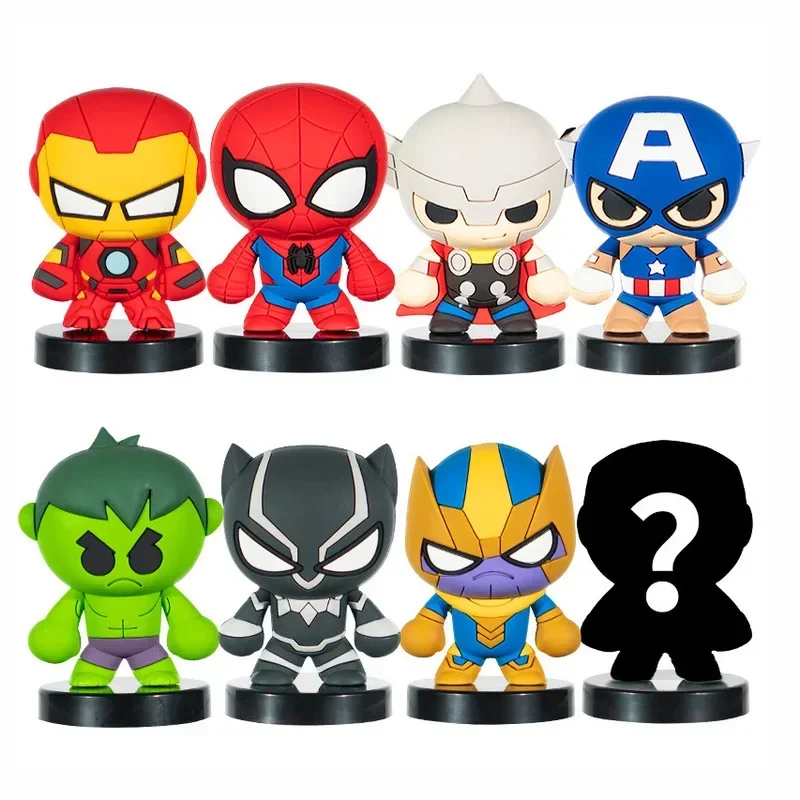 

Marvel Series Spider Man Iron Man Mysterious Surprise Blind Box Doll Decoration Car Decoration Key Pendant Cartoon Birthday Gift