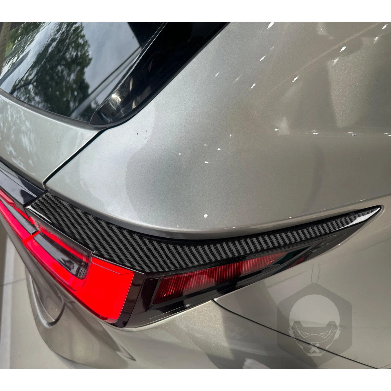 Задняя панель из углеродного волокна для Lexus NX 250 300 350H 2022-2024 отделка панели