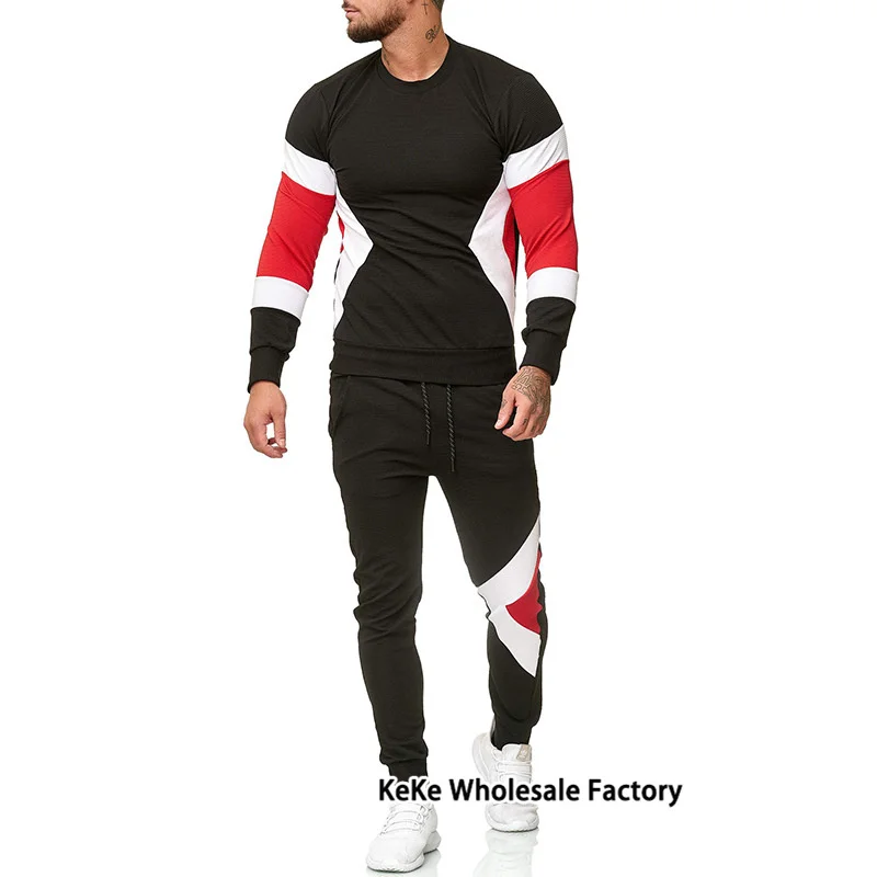 2023 Summer Man Fitness Tracksuit Quick Dry Jogging Outfits Running Clothing  Long Sleeves 2piece Sets New Fashion Cool Suits