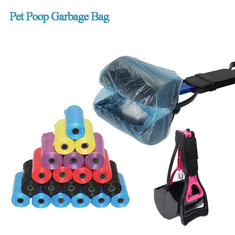 

Pet Dog Poop Bags Dispenser Collector Garbage Bag Degradable Dog Cat Waste Pick Up Tool Puppy Kitten Outdoor Clean Pets Supplies