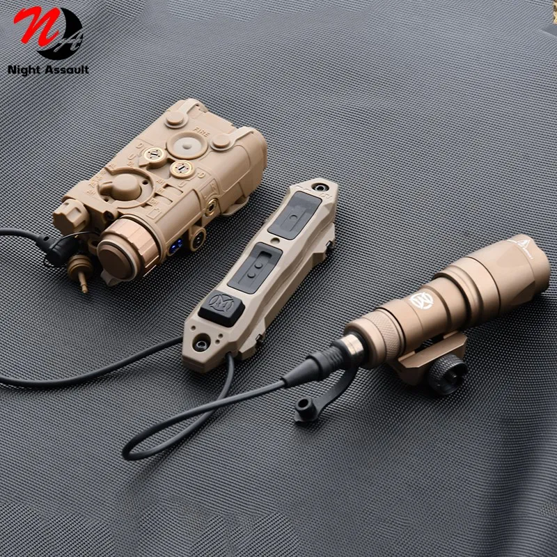 Wadsn Airsoft Nylon L3 NGAL Red laser indicator & IR laser M300A SCOUT Flashlight Dual Augmented pressure switch Set For Hunting