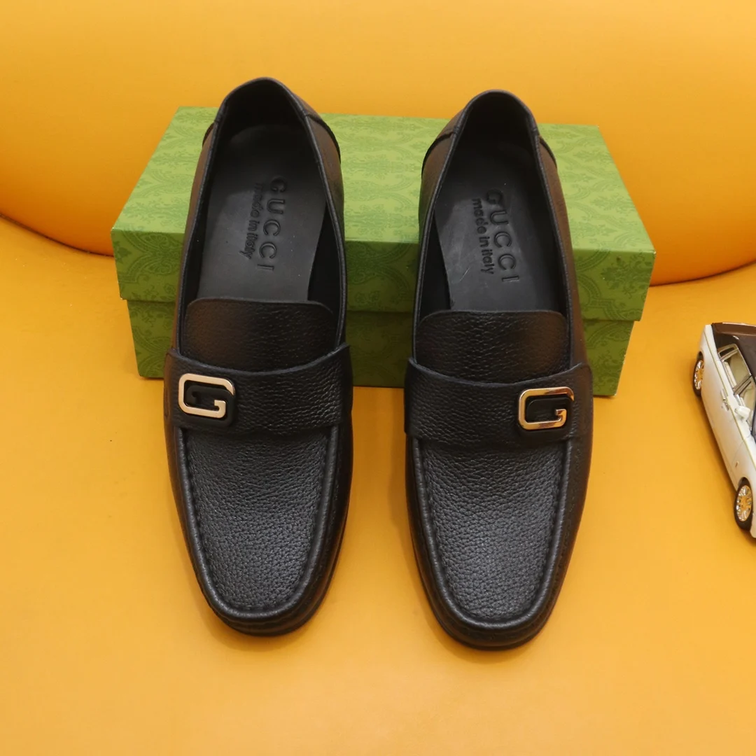Мужская Gucci повседневная обувь из натуральной кожи Дышащий и стильный подходит