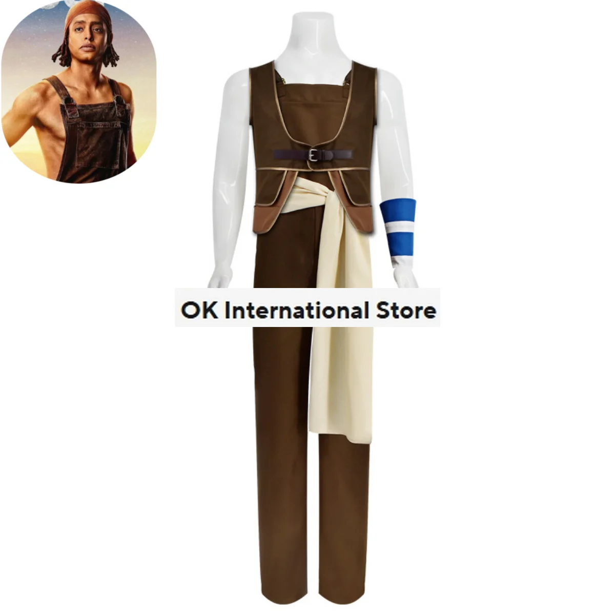 Костюм для косплея Usopp Sogeking парик прямых трансляций ромперы Униформа полный