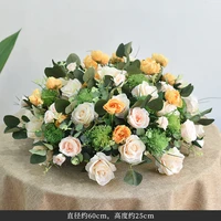 50cm diameter new table flower arrangement decoration party wedding arch background road collar flower rose peony hydrangea row