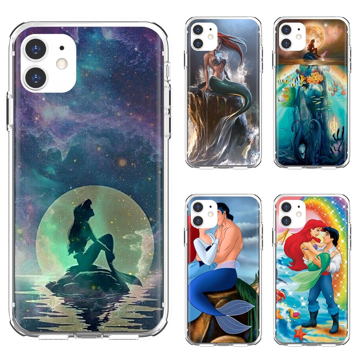Корпус для Huawei P50 P30 P40 P20 P8 P9 P10 Lite Pro 2016 2017 P Smart Plus 2019 Ariel Tattoo The Little Mermaid |